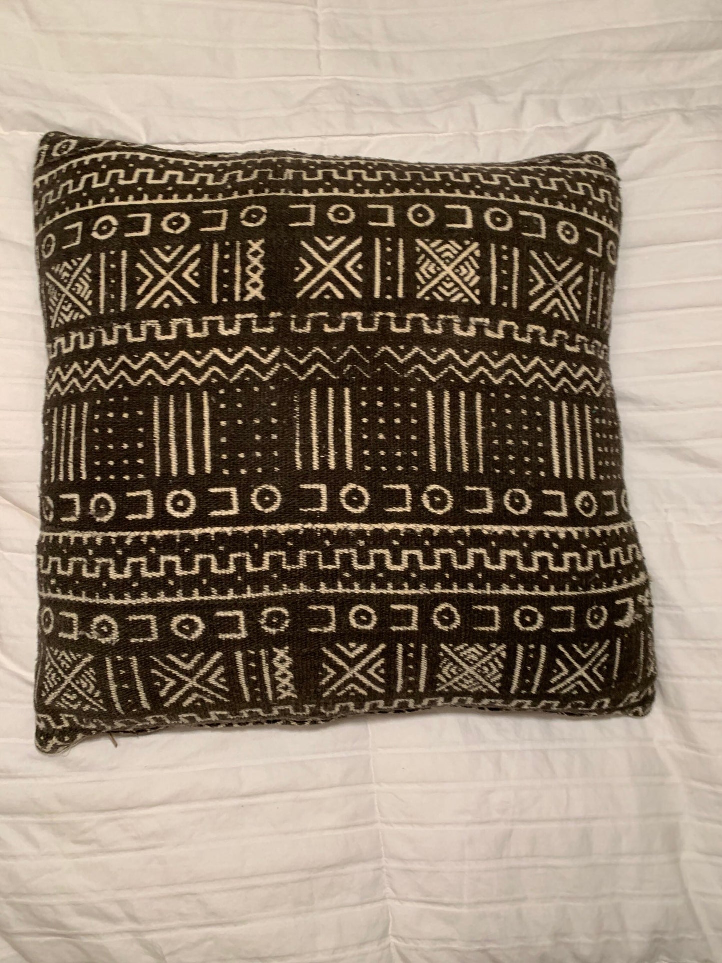 Tribal Print Accent Pillow
