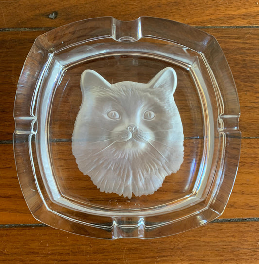 Vintage Crystal Ash Tray