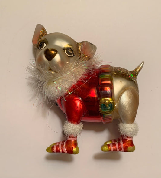 Vintage Ceramic Christmas Ornament