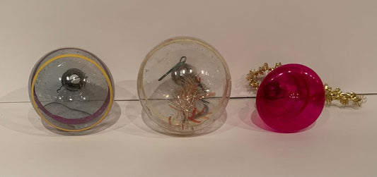 1950s XMAS Ornaments, set of 3