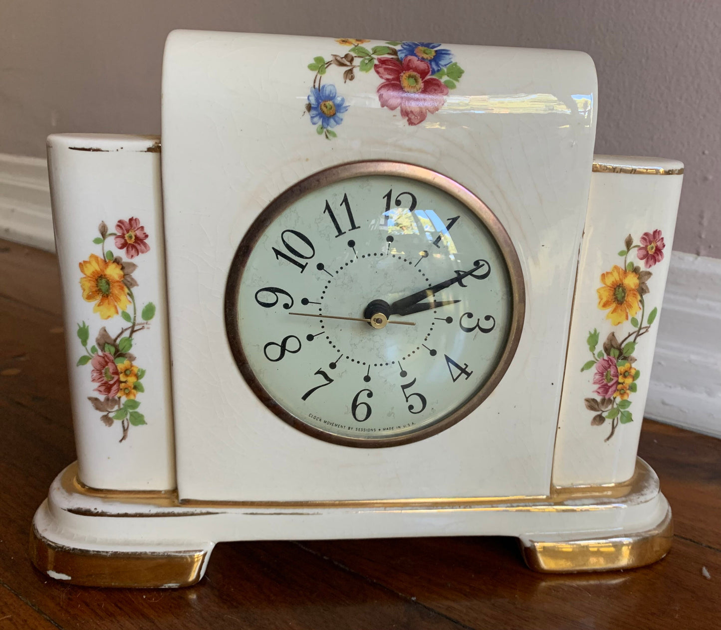 Antique Porcelain clock