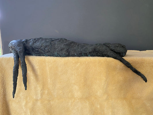 Yengibarian Bronze Cat Sculpture
