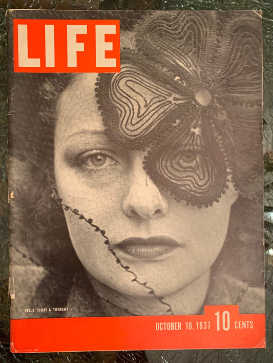 Life Magazine October 18, 1941 - Veils Today & Tonight