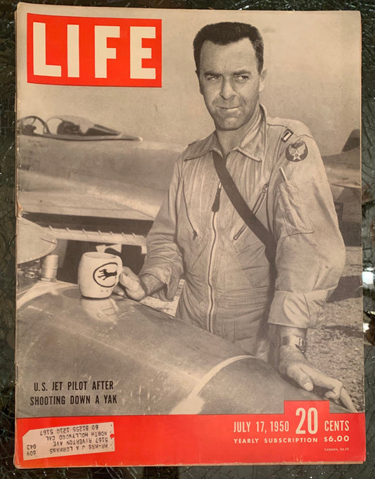Life Magazine July 17, 1950 - U.S. Jet Pilot