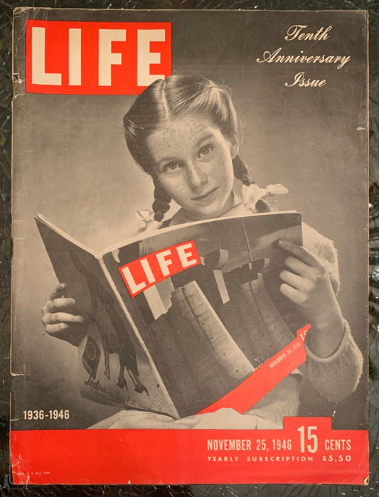 Life Magazine November 25, 1946 - 10th Anniversary Issue