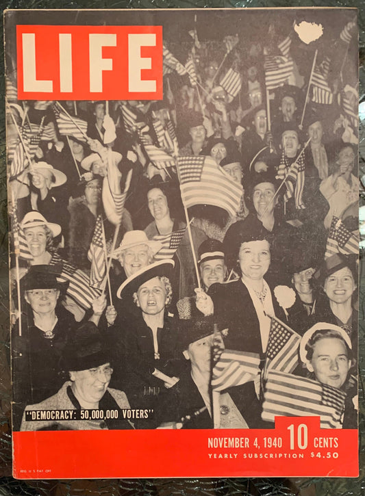 Life Magazine November 4, 1940 - Democracy