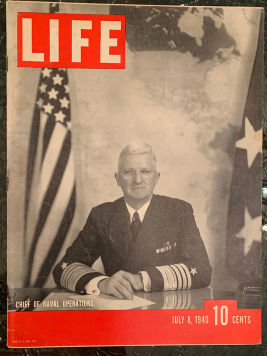 Life Magazine July 8, 1940 - Chief of Naval Operations