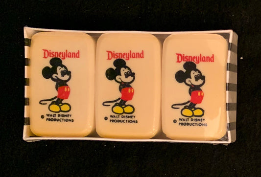 1970s Vintage Disneyland soap, Set of 3