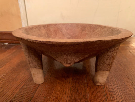 Vintage Indoneisan Tribal Wooden Bowl