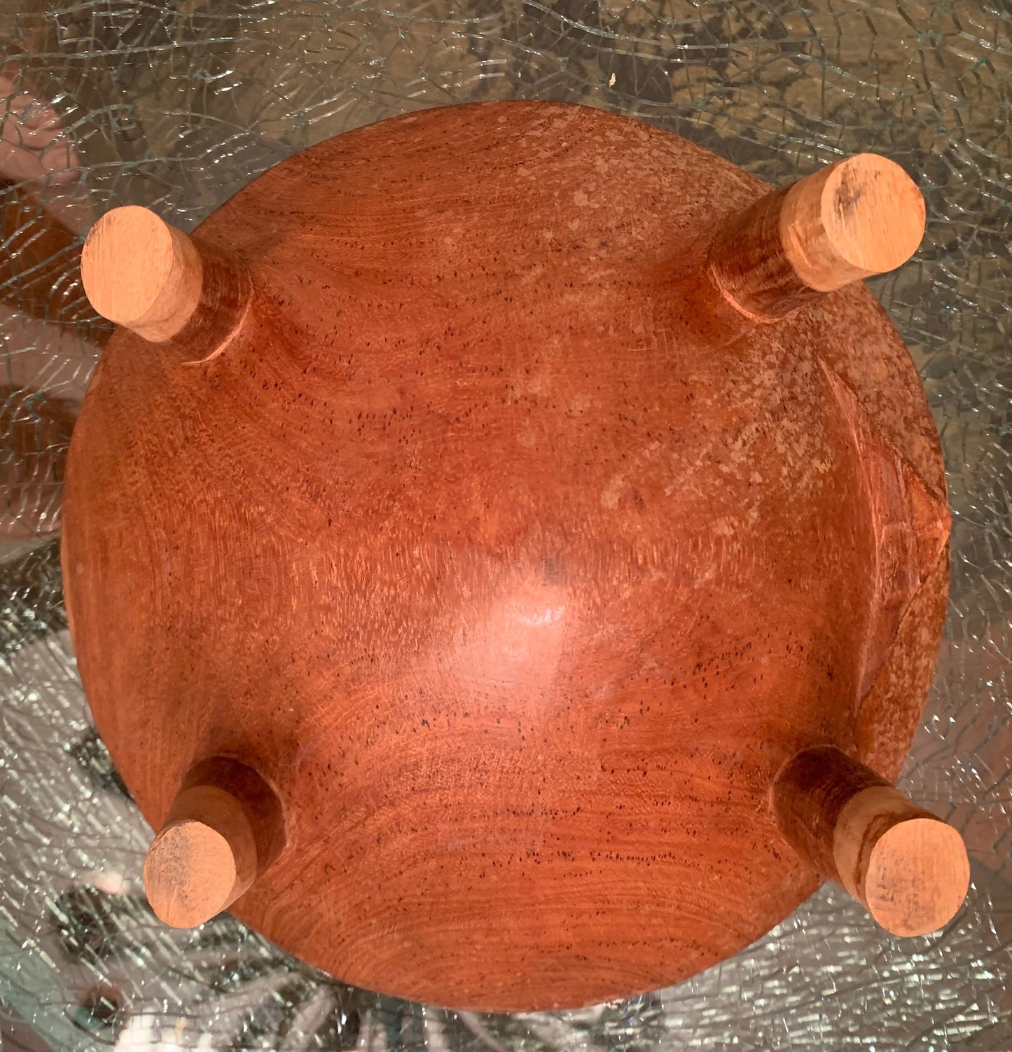 Vintage Indoneisan Tribal Wooden Bowl