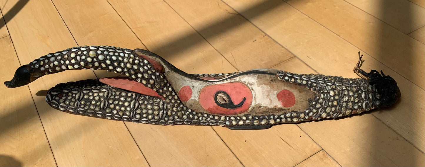 Vintage Wooden Mwai Mask