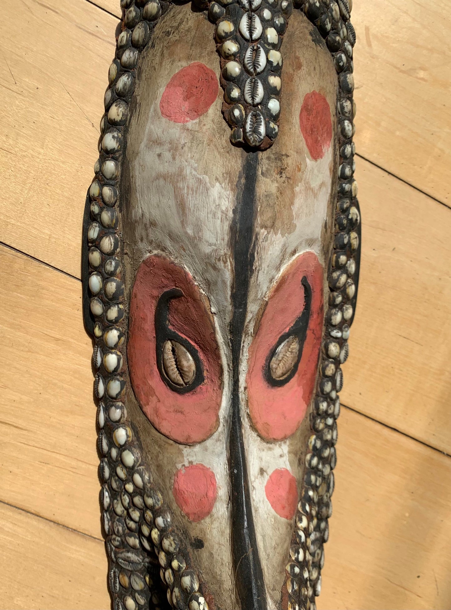 Vintage Wooden Mwai Mask
