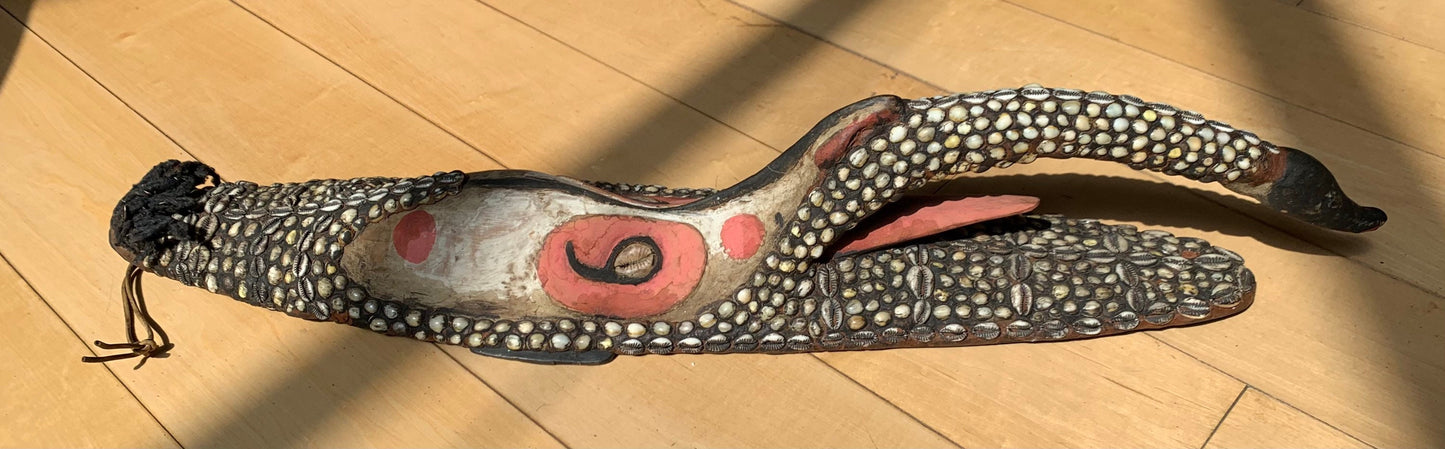 Vintage Wooden Mwai Mask