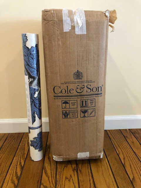 Cole and Son "Frutto Proibito" Hyacinth and Orange Wallpaper