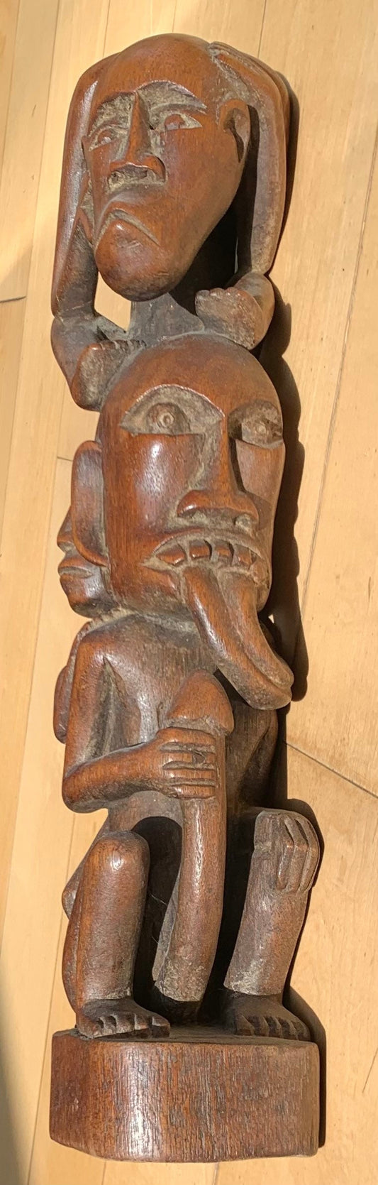 Leti Island Ancestral Wood Statue
