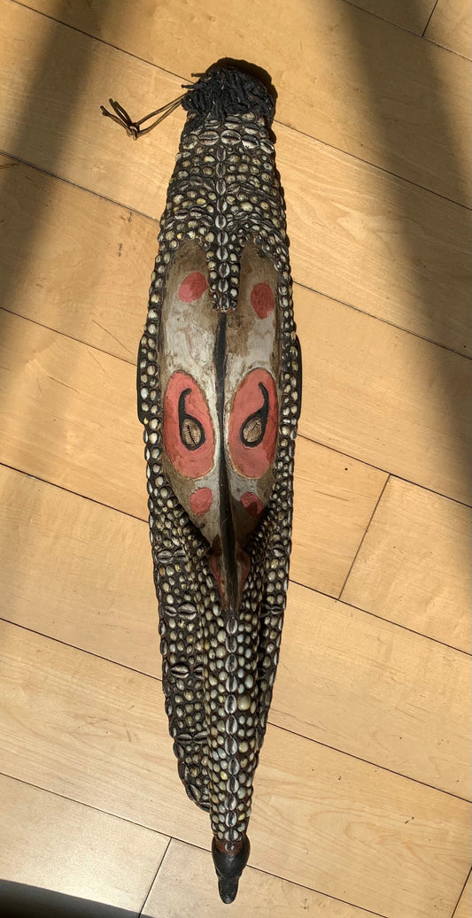Vintage Wooden Mwai Mask