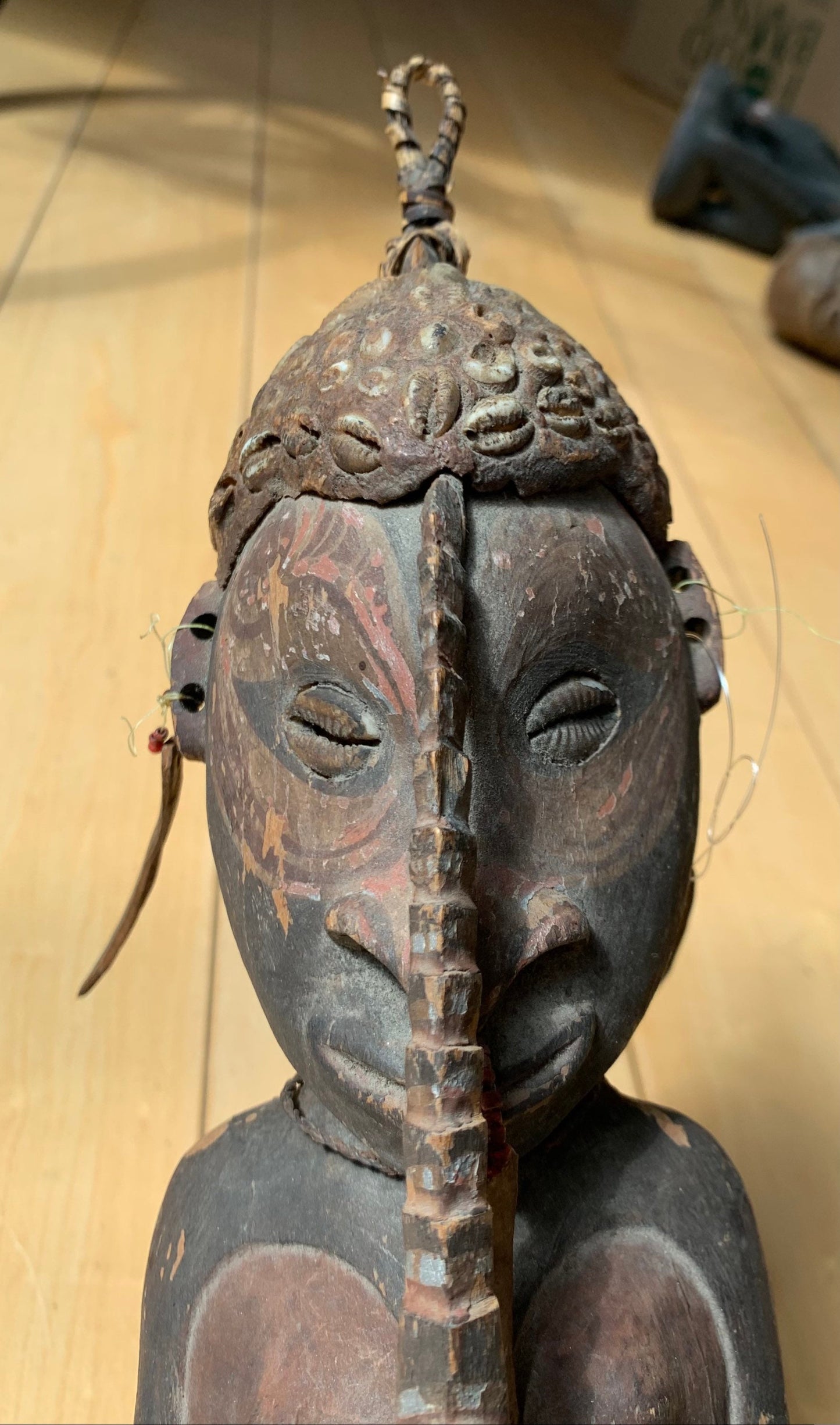 Antique Female Tribal Mask