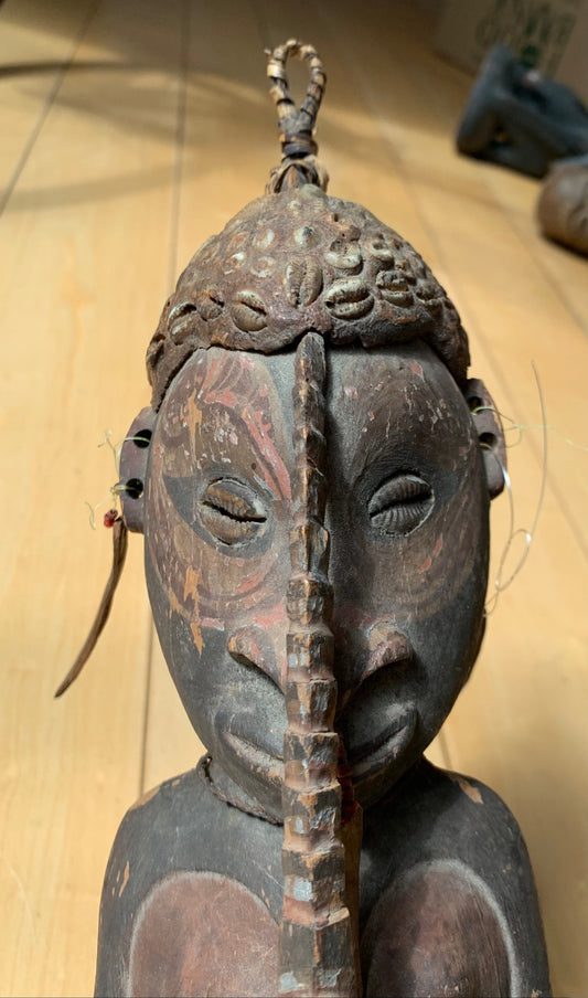 Antique Female Tribal Mask