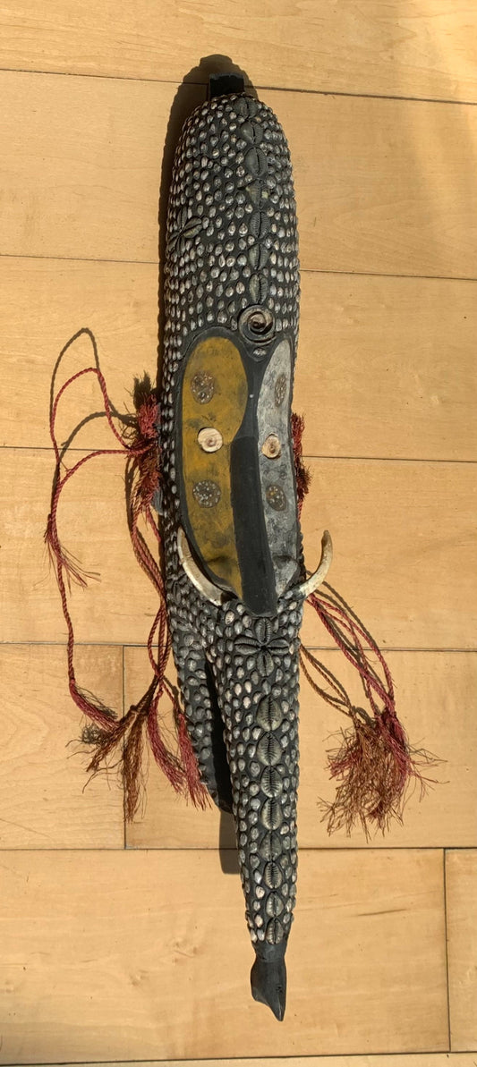 Wooden Middle Sepik River Mwai or Mei Mask