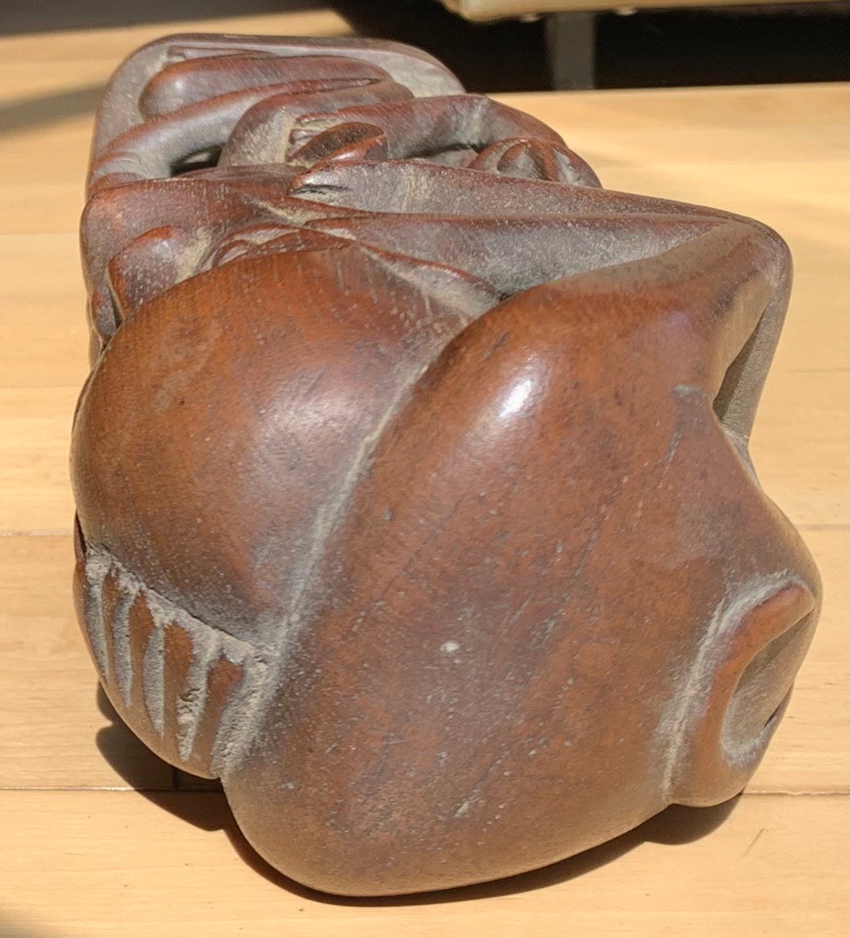 Leti Island Ancestral Wood Statue
