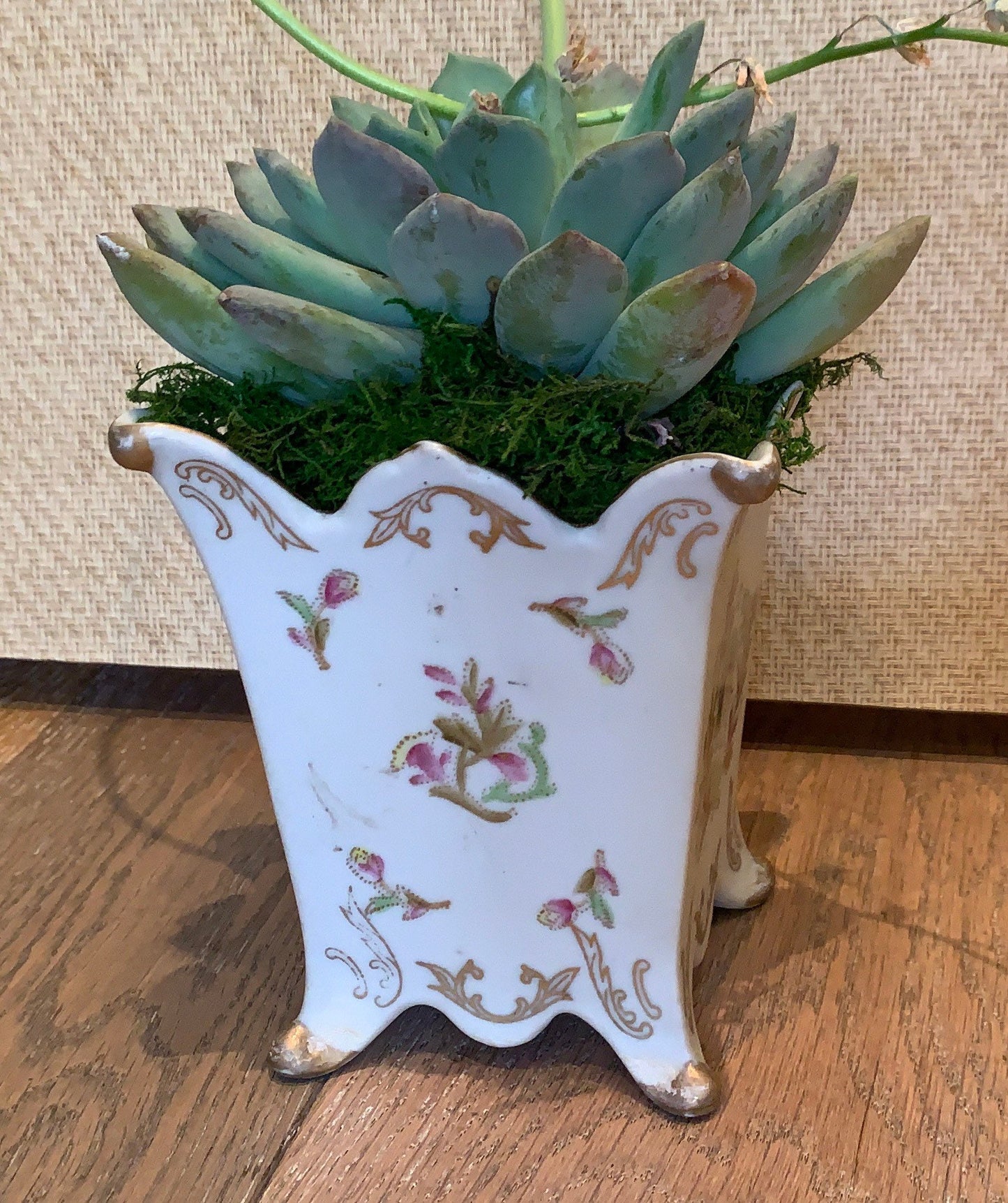 Vintage French Porcelain Vase