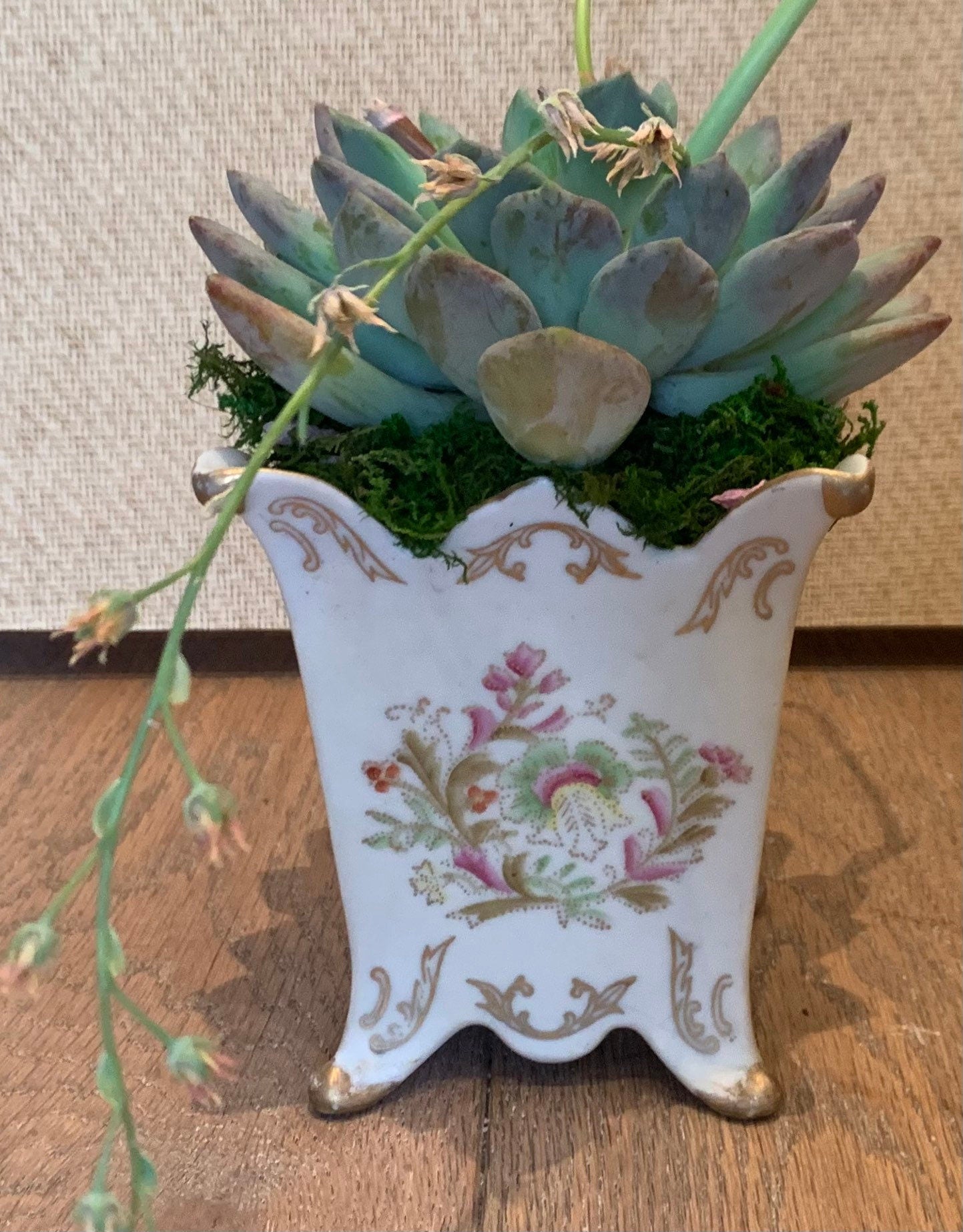 Vintage French Porcelain Vase
