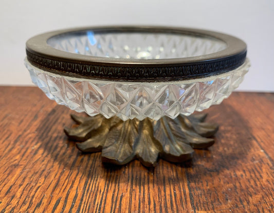 1950s Cut Crystal Catchall