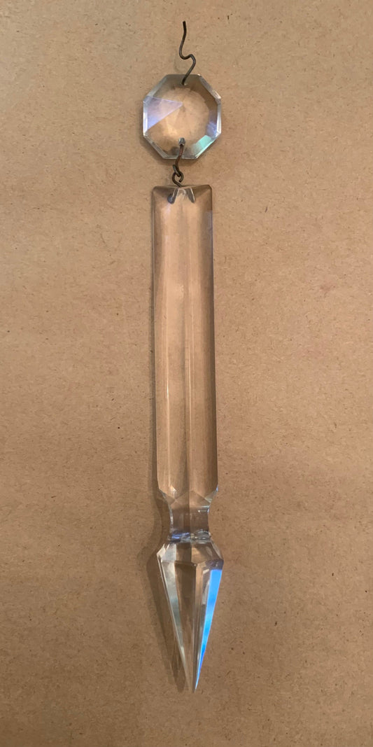 Vintage Cut Crystal Chandelier Drops