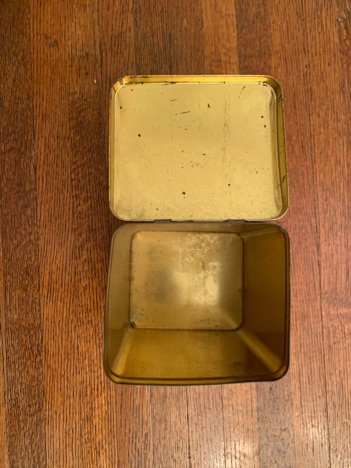 Vintage English Tin "Junk Box"