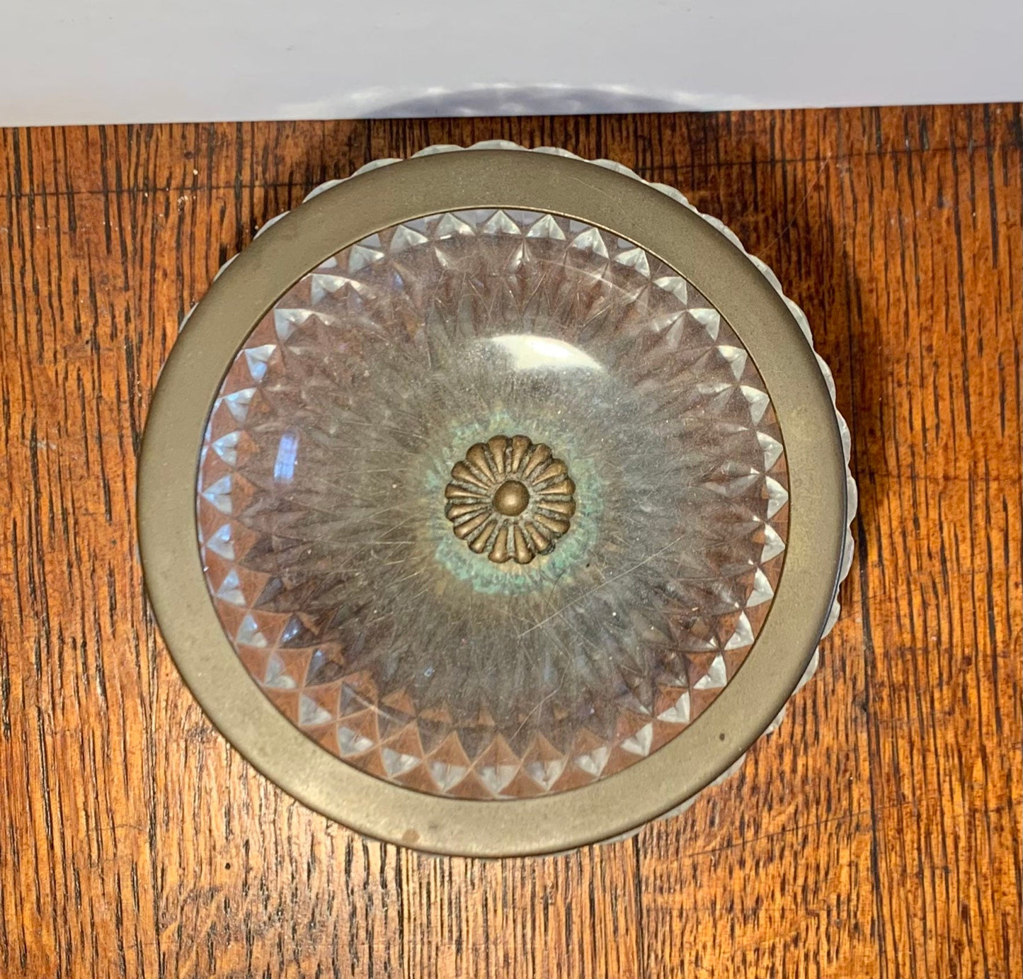 1950s Cut Crystal Catchall