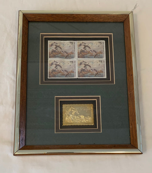 1989 Vintage Ducks Unlimited Stamps and Medallion