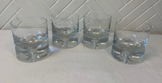 Vintage Rocks Cocktail Tumblers, Set of 4