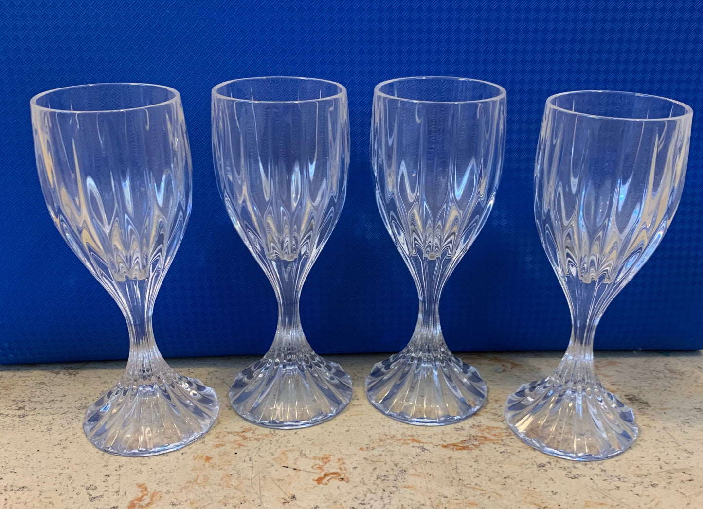 Cut Crystal Liqueur Glasses, Set of 4
