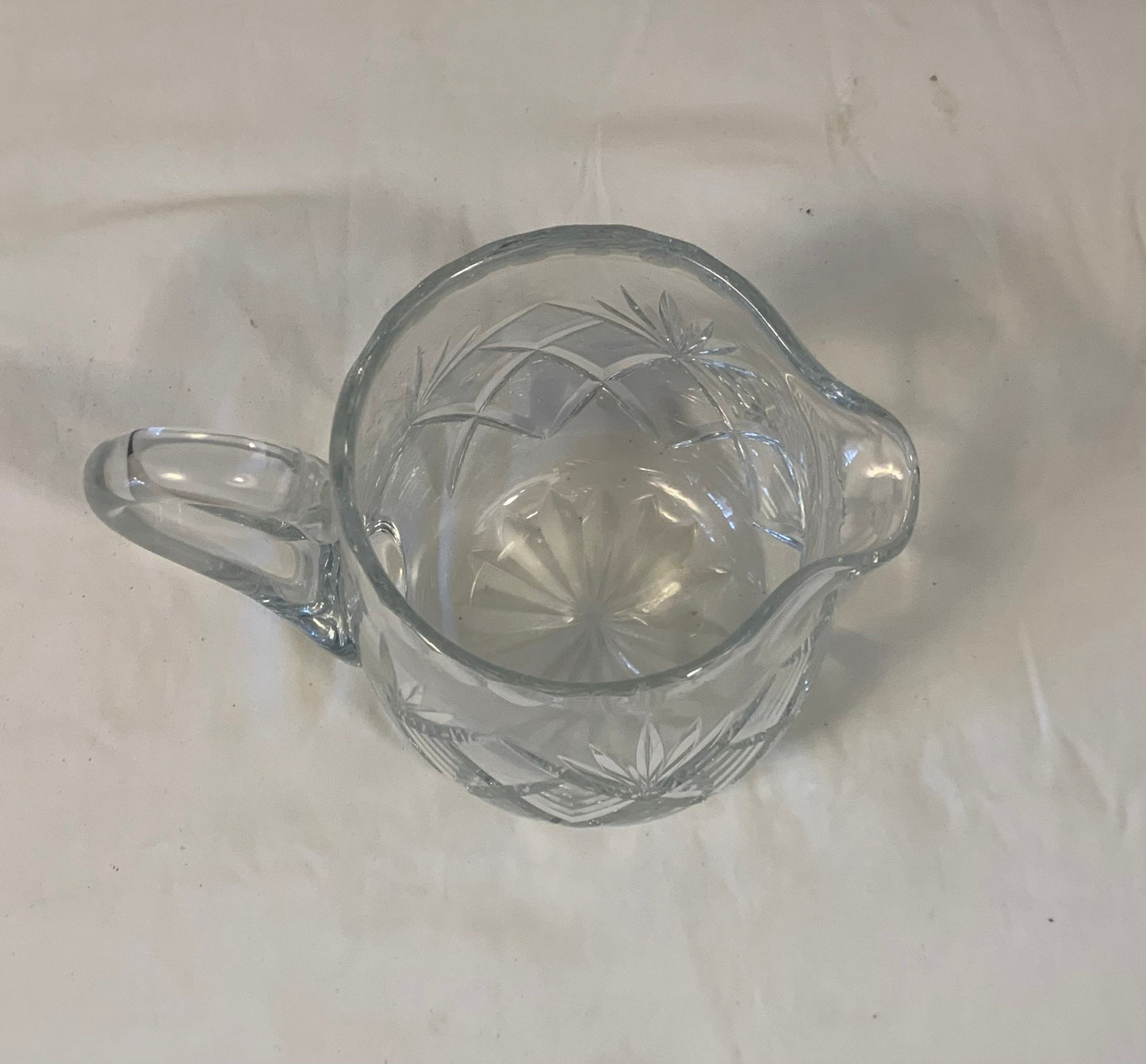 Vintage Cut Crystal Pitcher