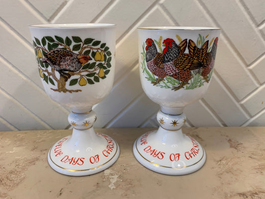 Vintage Christmas Cups