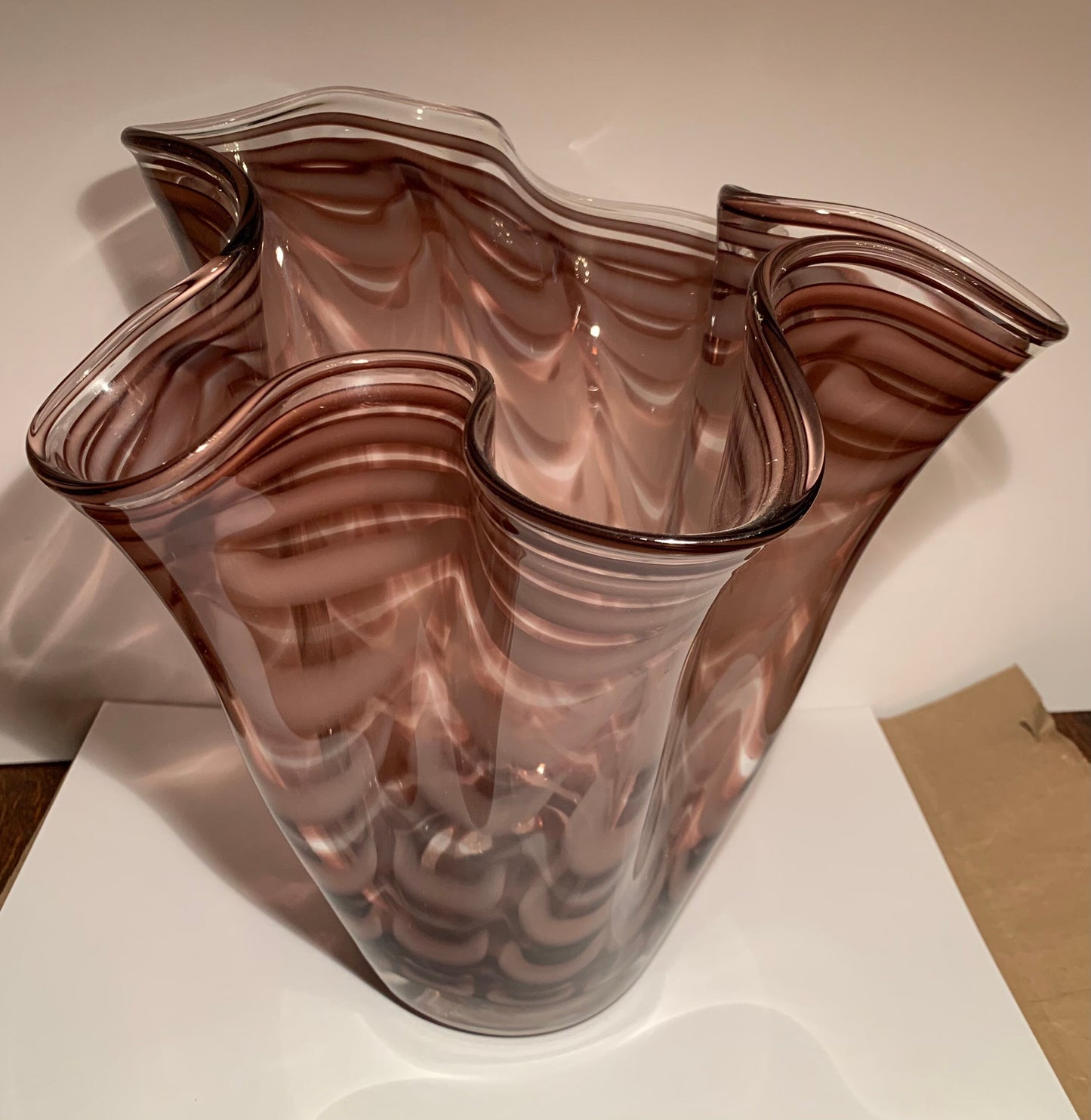 Biomorphic Glass Vase