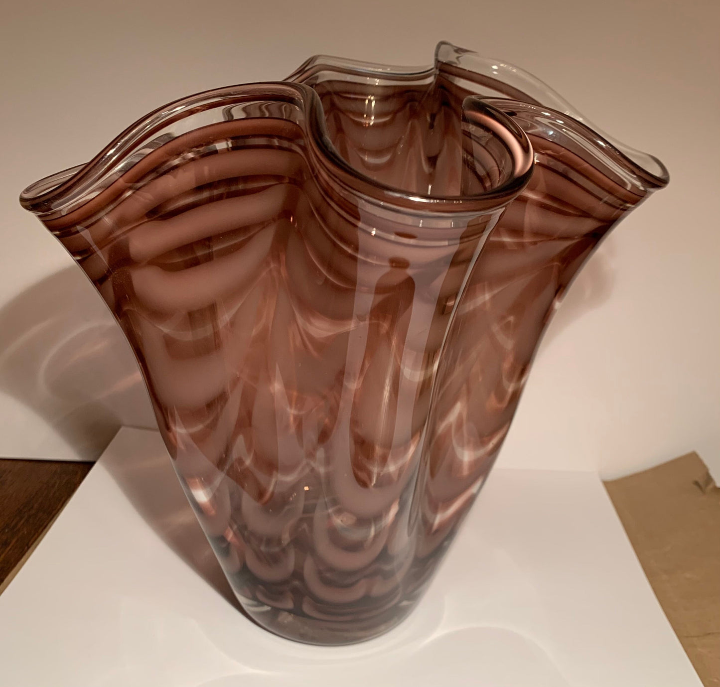 Biomorphic Glass Vase
