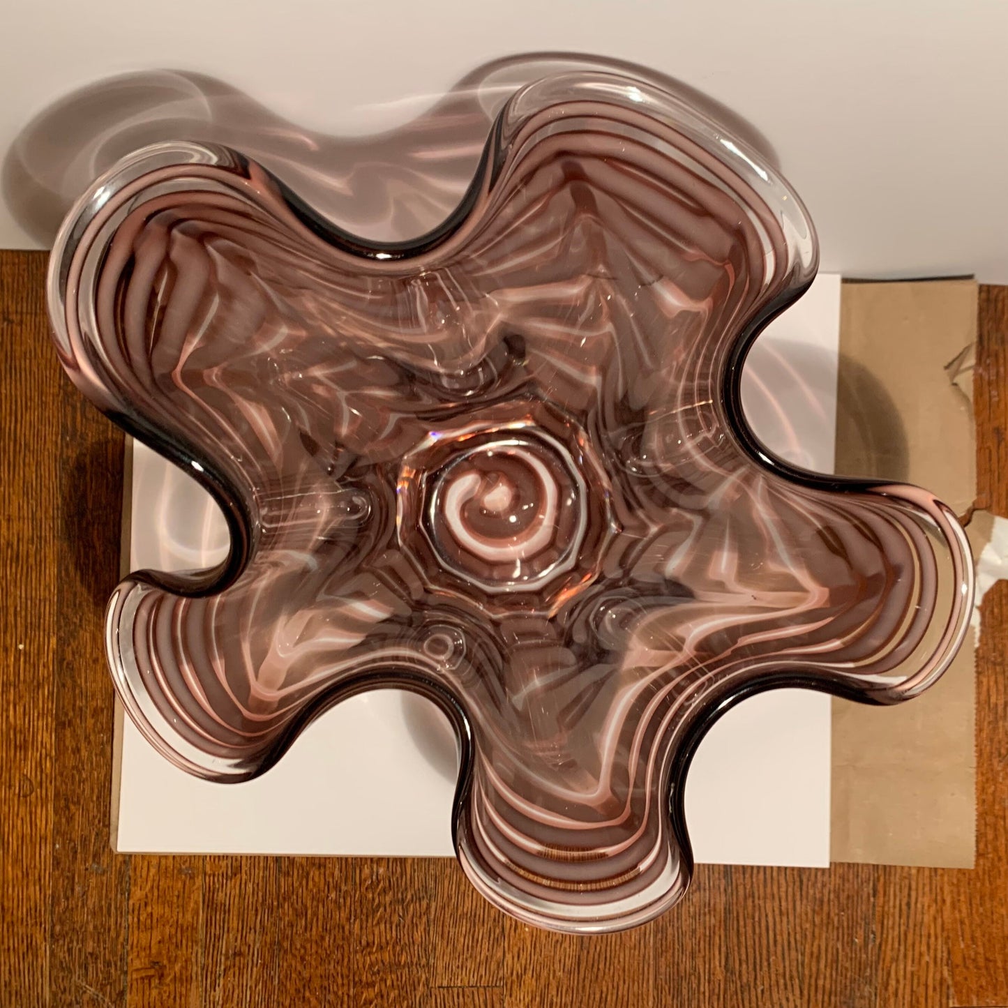 Biomorphic Glass Vase
