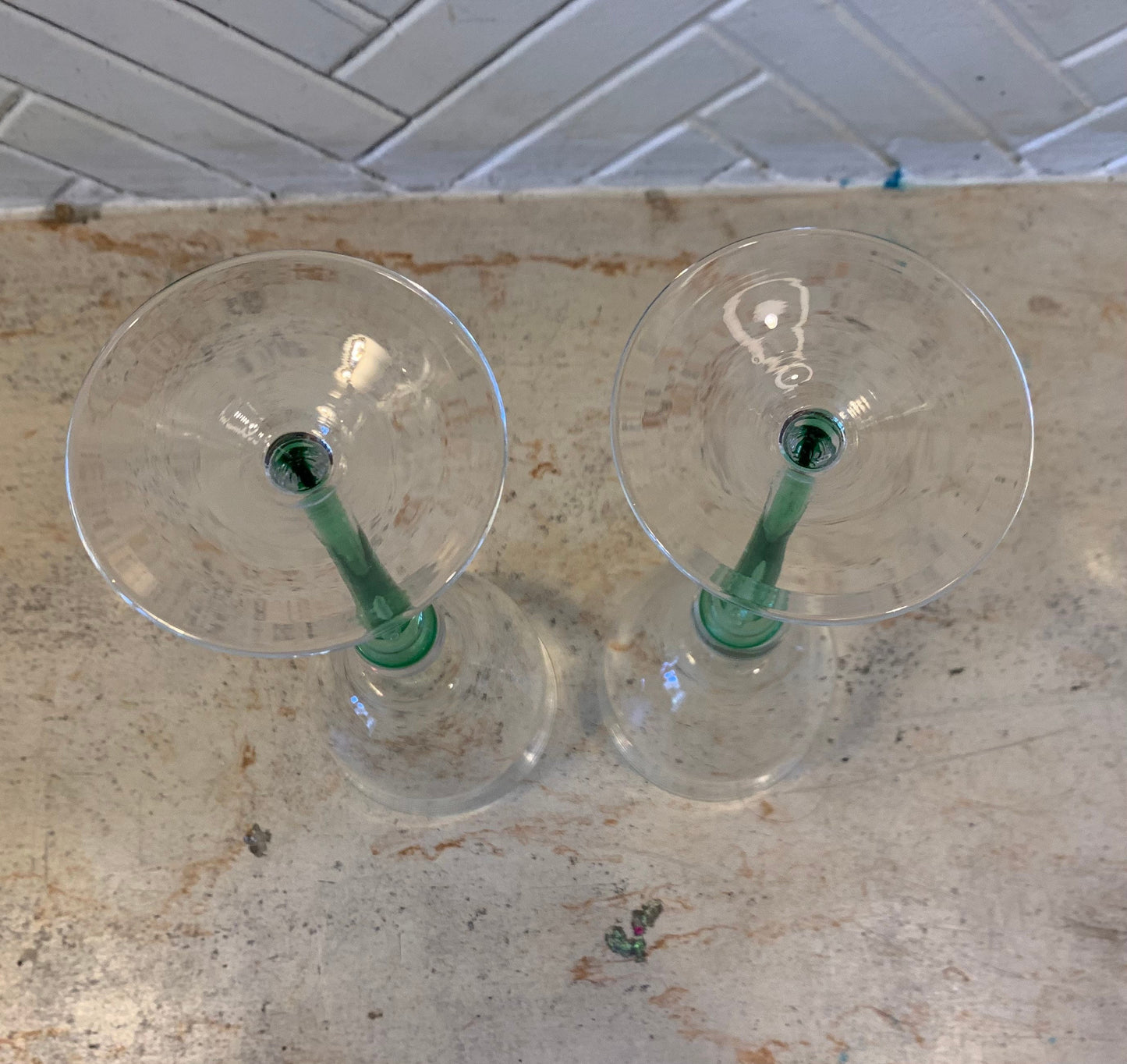 Tall Champagne Glasses, Set of 2