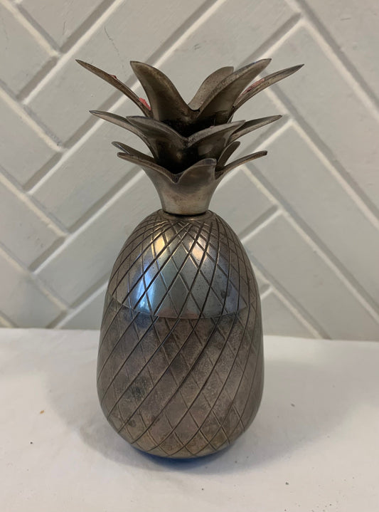 Vintage Silver-plate Pineapple Candle Holder