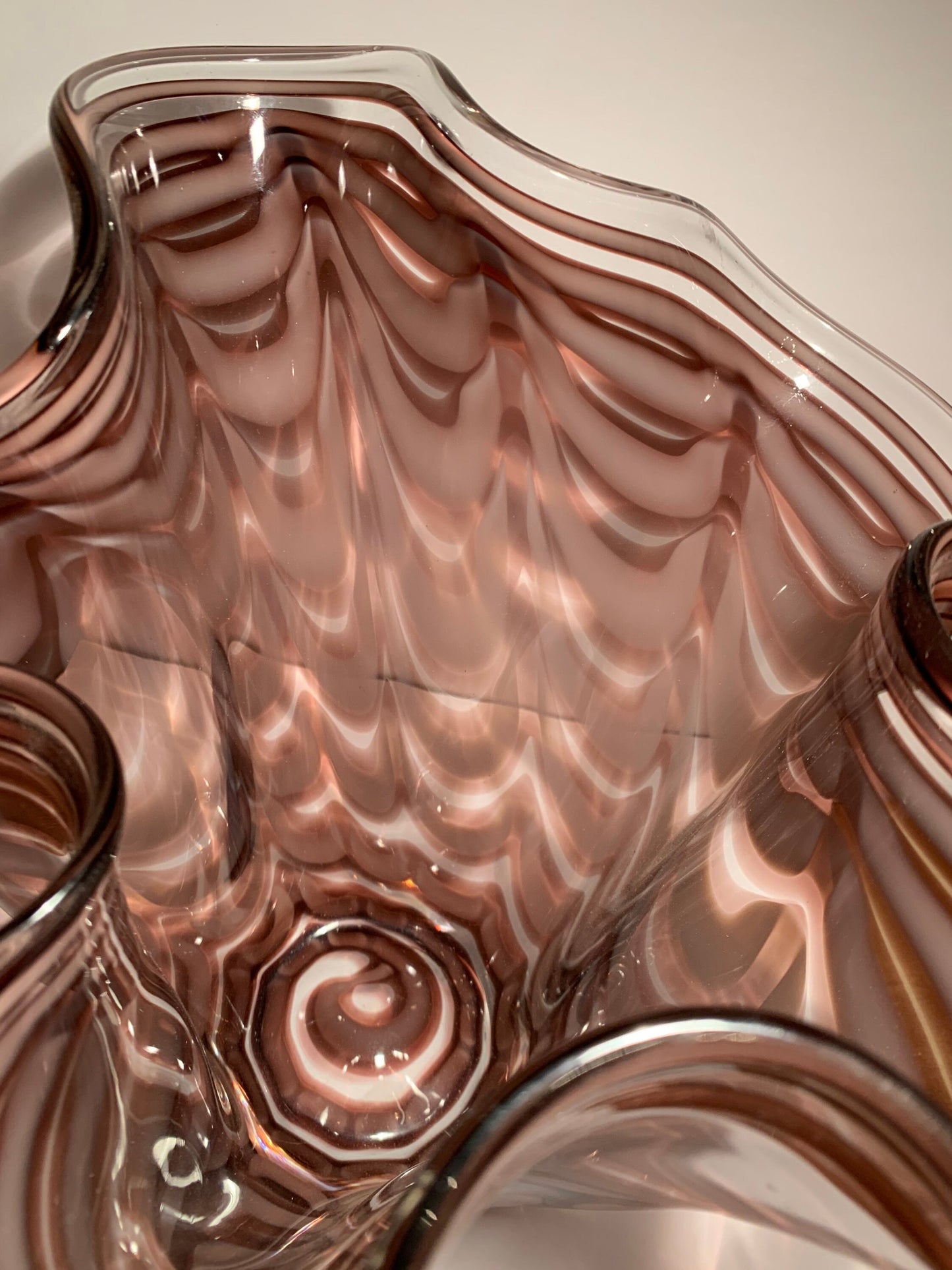 Biomorphic Glass Vase