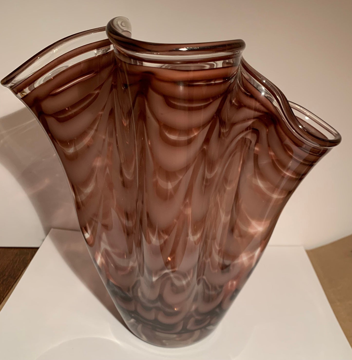 Biomorphic Glass Vase