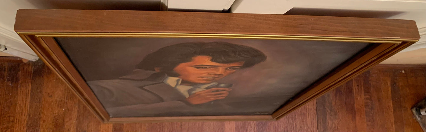 1970s Vintage Portrait of Elvis