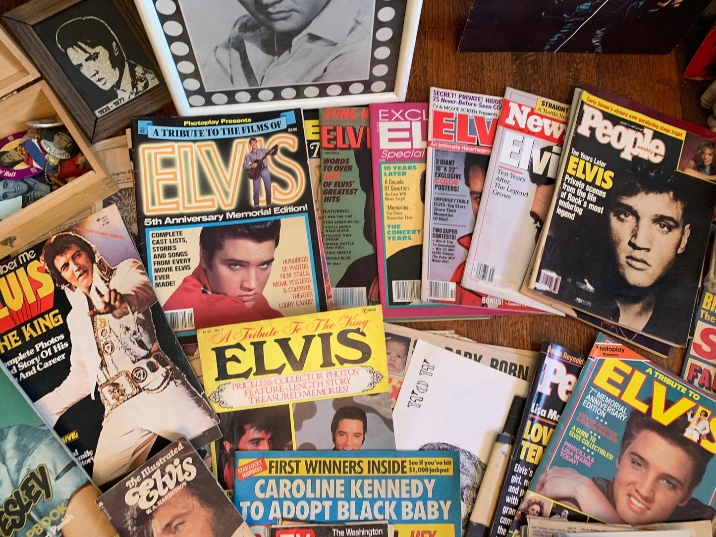 Vintage Elvis Memorabilia Mystery Box