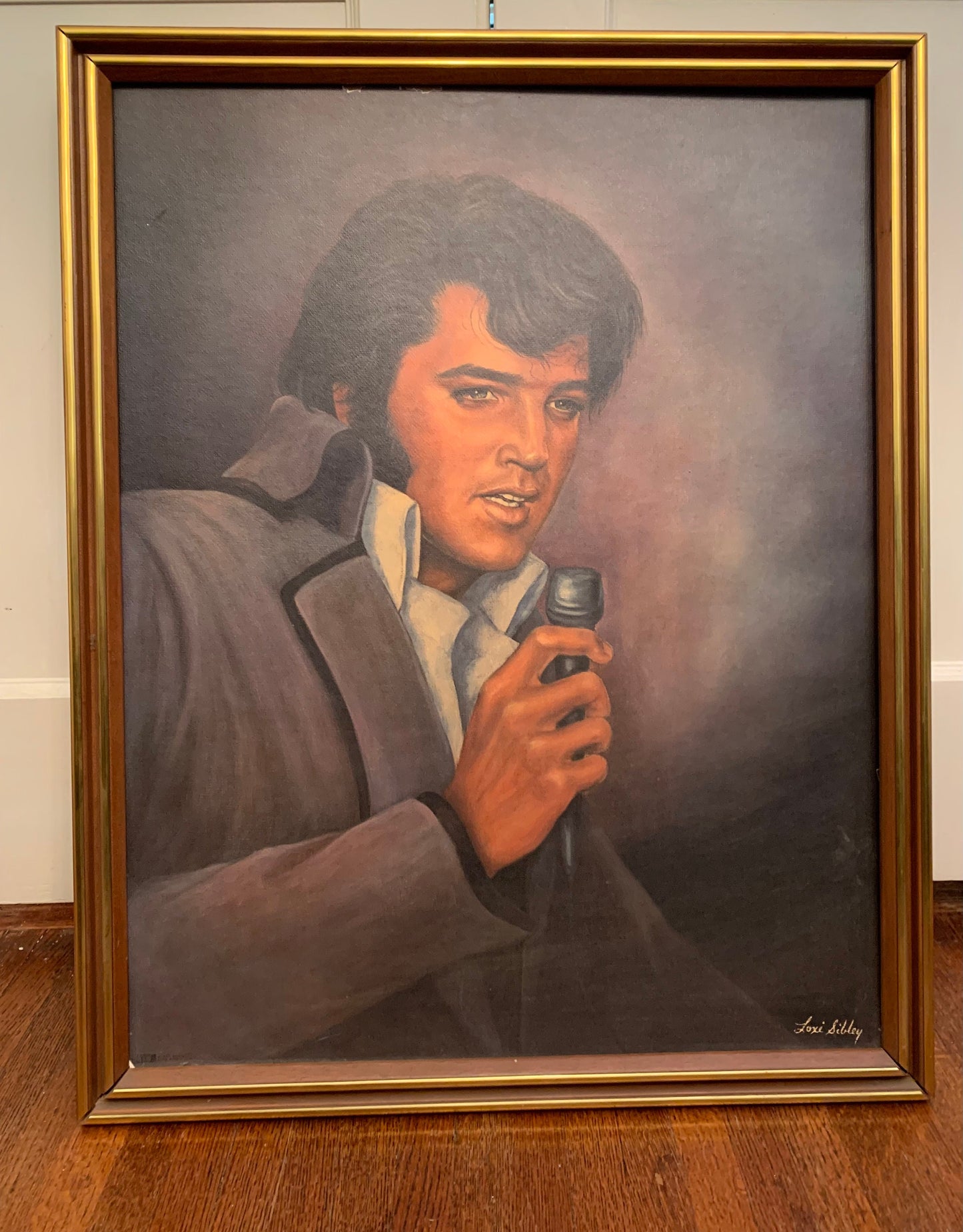 1970s Vintage Portrait of Elvis