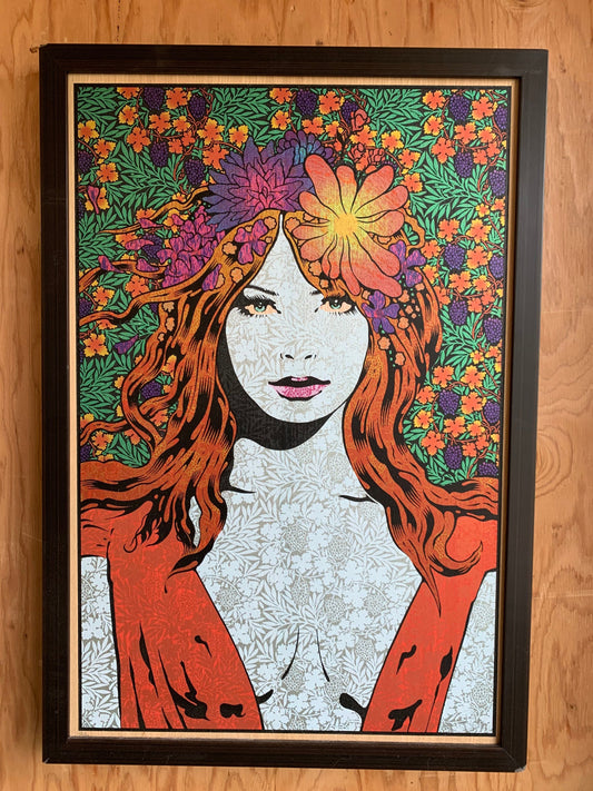 Barnsdall Art Park 1960s Rock Style Lithograph