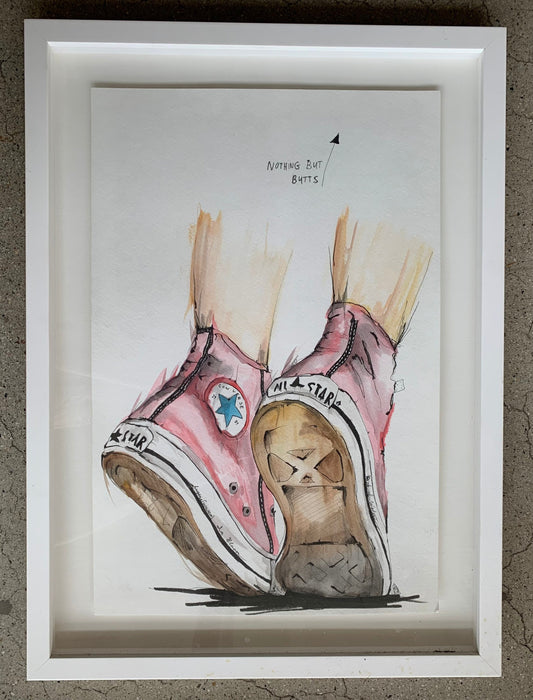 Pink Converse, Nothing but Butts, by Theo Huxxx