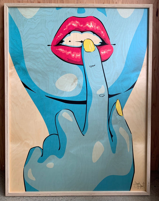 Image of Lips, by Artist James Haunt.