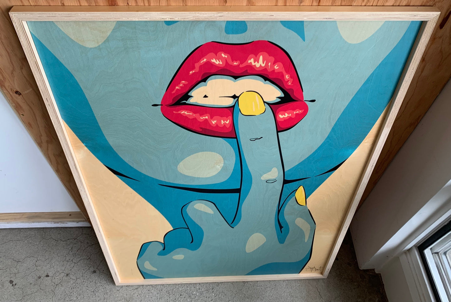 Image of Lips, by Artist James Haunt.