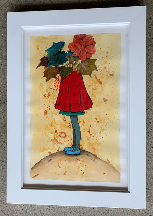 Ivy and Red Dress, by Gosha Levochkin